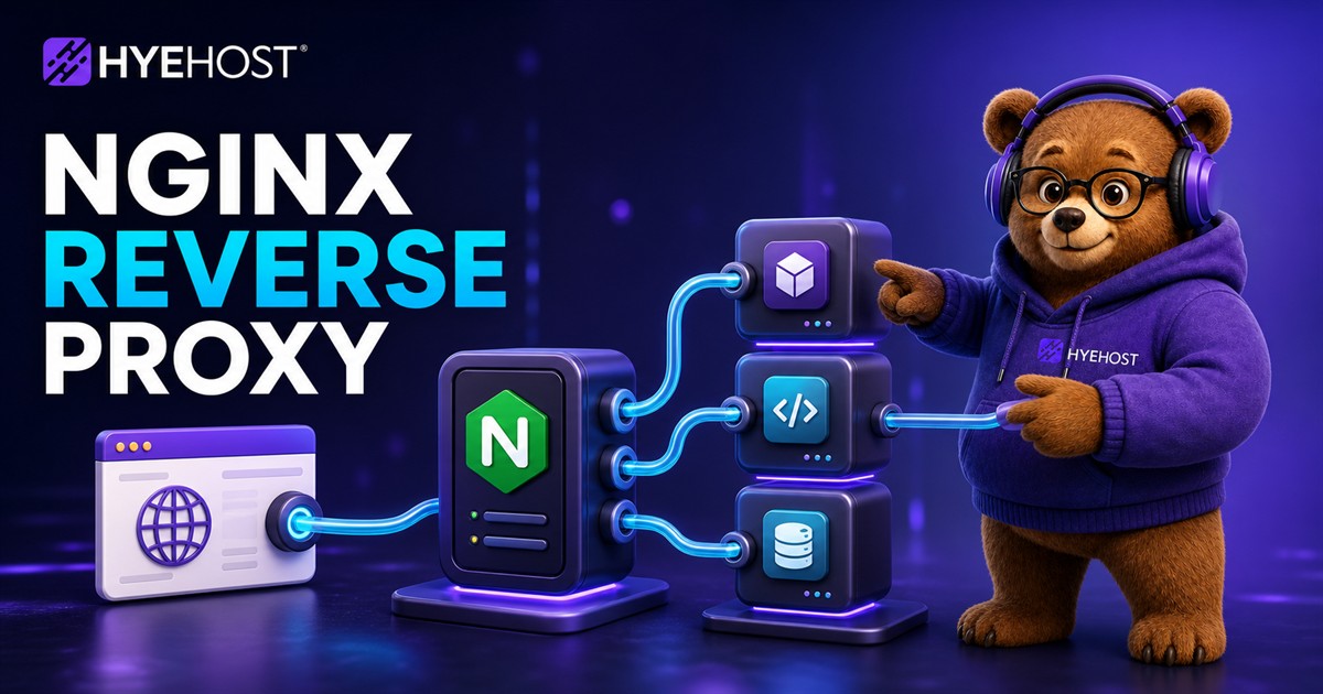 Nginx Reverse Proxy HYEHOST blog artwork